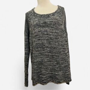 Diane Von Furstenberg Sweater With Gold Chain Hem